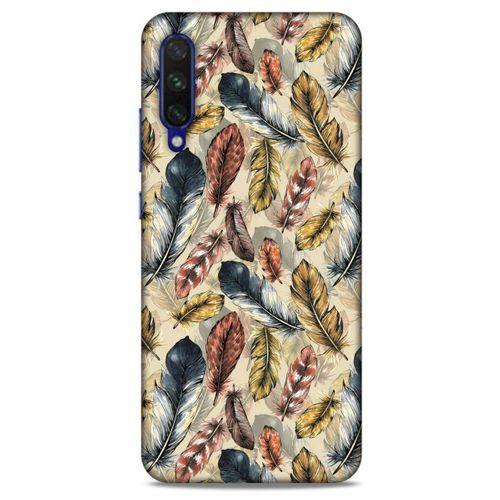 Xiaomi Mi A3 Kılıf Desenli Özel Seri Tüyler (29) Arka Koruma Kılıfı