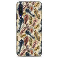 Xiaomi Mi A3 Kılıf Desenli Özel Seri Tüyler (29) Arka Koruma Kılıfı