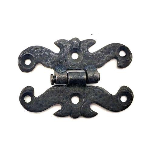 Antika Tarz Dekoratif Pirinç Kelebek Menteşe - Oksit