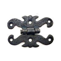 Antika Tarz Dekoratif Pirinç Kelebek Menteşe - Oksit