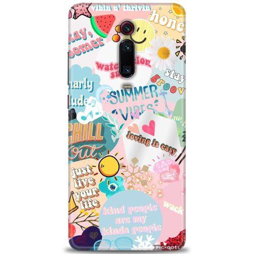 Xiaomi Mi 9T Kılıf HD Baskılı Kılıf - Honey + Tam Ekran Koruyucu