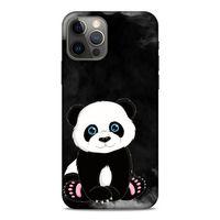 Lopard Apple iPhone 12 Pro Uyumlu Kılıf GameX (5) Koruma Kabı Sevimli Panda