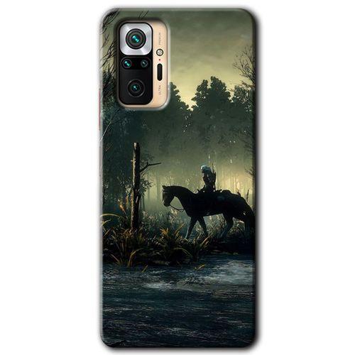 Xiaomi Redmi Note 10 Pro Kılıf Baskılı Kapak - Savaşçı + 5D Tam Kaplayan Cam