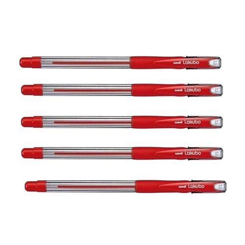 UNİBALL LAKUBO MEDİUM ( 1.0 ) TÜKENMEZ KALEM KIRMIZI ( 5 Adet )
