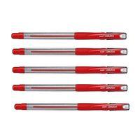 UNİBALL LAKUBO MEDİUM ( 1.0 ) TÜKENMEZ KALEM KIRMIZI ( 5 Adet )