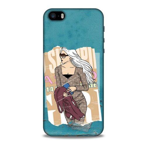 Sokak Modası 49 Apple iPhone SE Kılıf Desenli Silikon