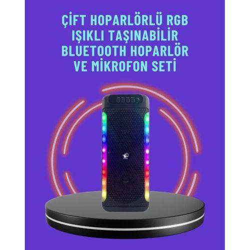 Ev Ve Dış Mekan Kullanımına Uygun Rgb Işıklı Hoparlör