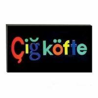 Işıklı Tak Çalıştır Hazır Tabela Çiğ Köfte