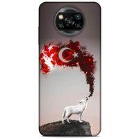 Xiaomi Redmi Poco X3 Uyumlu Kılıf Ottoman (31) TPU Kılıf Kurt