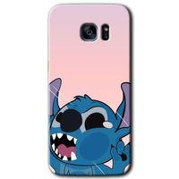 Samsung Galaxy S7 Edge Kılıf HD Desen Baskılı Arka Kapak - Stitch