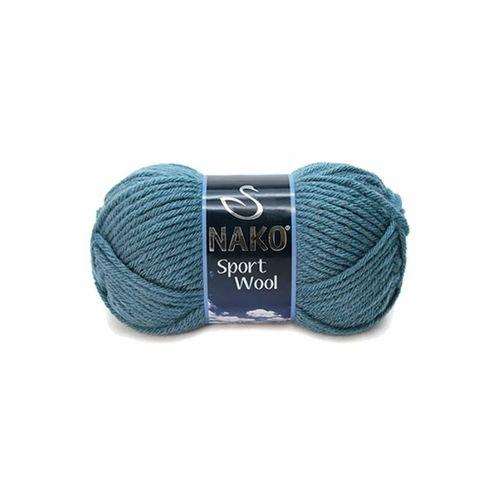 1 Adet Sport Wool Atkı Bere Ceket Yelek Örgü İpi Yünü No: 185 Fırtına