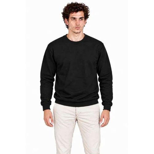 Erkek 3Lü Bisiklet Yaka İçi Şardonlu 2 İplik Düz Uzun Kollu Regular Fit Sweatshirt - Siyah - Bordo - Gri