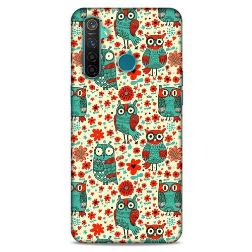 Baykuşlar (14) Desenli Silikon Kapak Telefon Kabı Oppo Realme 5 Pro Kılıf
