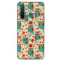Baykuşlar (14) Desenli Silikon Kapak Telefon Kabı Oppo Realme 5 Pro Kılıf
