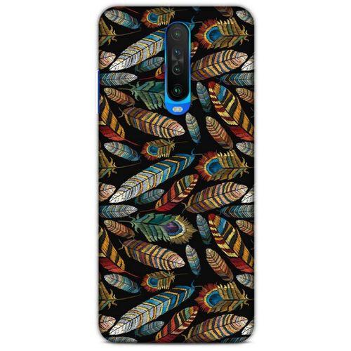 Xiaomi Redmi K30 5G Kılıf Desenli Özel Seri Tüyler (28) Arka Kapak