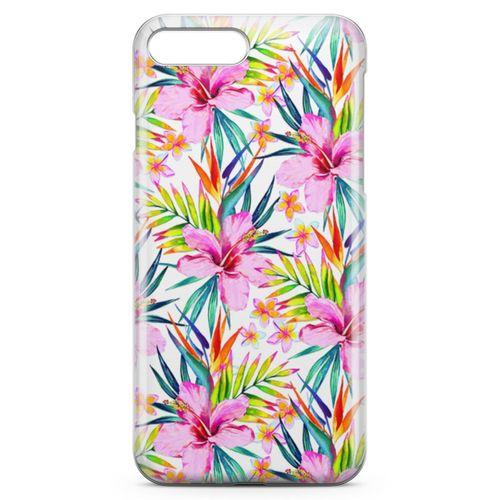 Apple iPhone 8 Plus Kılıf Frangipani Arka Kapak Koruma Desenli Full Koruyucu