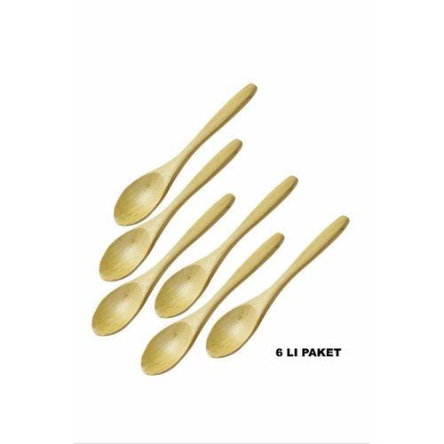 Ağaç Doğal 6'lı Mama Kaşık BLS-01-6B