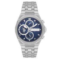 U.s. Polo Assn. USPA1121-02 Quartz Çelik Gri Mavi Kadran Erkek Kol Saati