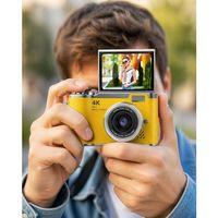 48 Mp 4k Dijital Kamera Flip Ekranlı Vlog Selfie Çekim Profesyonel Fotoğraf Makinesi