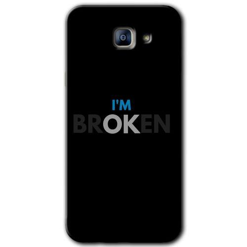 Potkal Hediye Fabrikası Samsung Galaxy A8 2016 Kılıf HD Desen Baskılı Arka Kapak - Im Broken