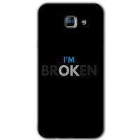 Potkal Hediye Fabrikası Samsung Galaxy A8 2016 Kılıf HD Desen Baskılı Arka Kapak - Im Broken
