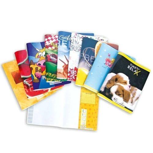 Kitap Kabı Karışık Desen Yapışkanlı - 10 adet