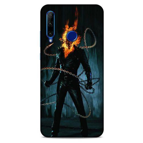 Huawei Honor 20 Lite Uyumlu Kılıf Motorsiklet (17) Tasarım Kılıf Kurukafa