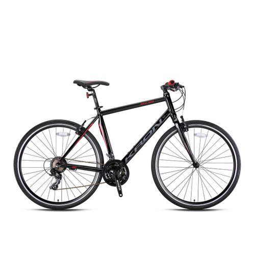 Kron SPX100 28 Jant Trekking Bisiklet Siyah - Kırmızı/Füme 51 cm