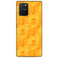 Mermer Desenli (10) Tema Full Koruma Kılıfı Turuncu Samsung Galaxy S10 Lite Kılıf