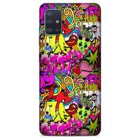 Graffitix (6) Desenli Silikon Kapak Samsung Galaxy A51 Kılıf