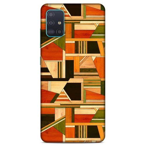 Lopard Samsung Galaxy A51 Uyumlu Kılıf Wood'X (45) Liquid Air Kılıf Baskılı