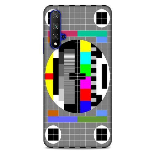 Retro (24) Desen Darbe Emici Kılıf Renkli Huawei P Smart S Y8P Kılıf
