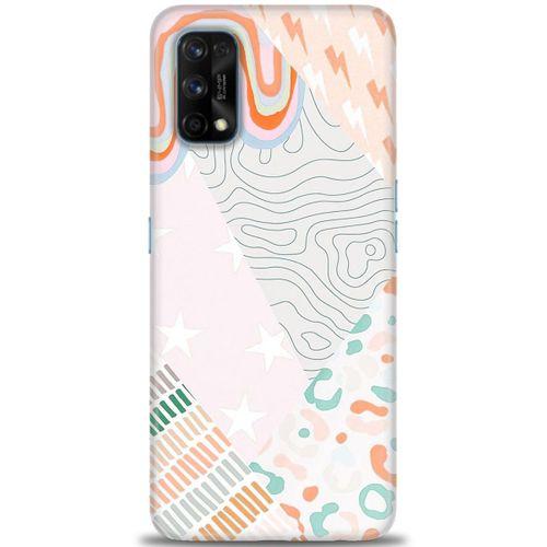 Realme 7 Pro Kılıf HD Baskılı Kılıf - Çok Renkli + Tam Ekran Koruyucu