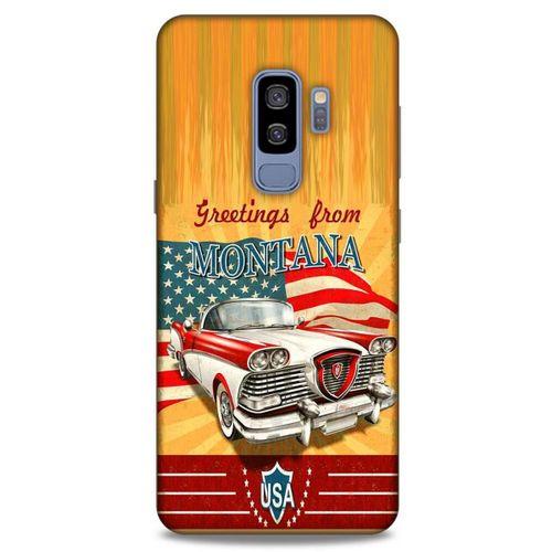 Retro (13) Desen Silikon Kap Renkli Samsung Galaxy S9 Plus Kılıf