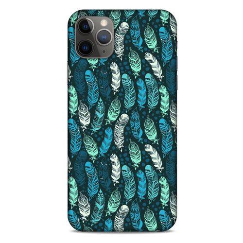 Apple Iphone 11 Pro Max Kılıf Desenli Özel Seri Tüyler (46) Core Armor Kılıf