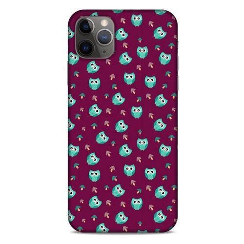 Baykuşlar (8) Desenli Silikon Kapak Telefon Kabı Apple Iphone 11 Pro Max Kılıf