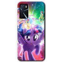 Oppo A16 Kılıf HD Desen Baskılı Arka Kapak + Temperli Cam - Pony