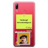 Huawei Y7 Prime 2019 Kılıf Caps Özdemir Asaf Arka Kapak Koruma Desenli Full Koruyucu