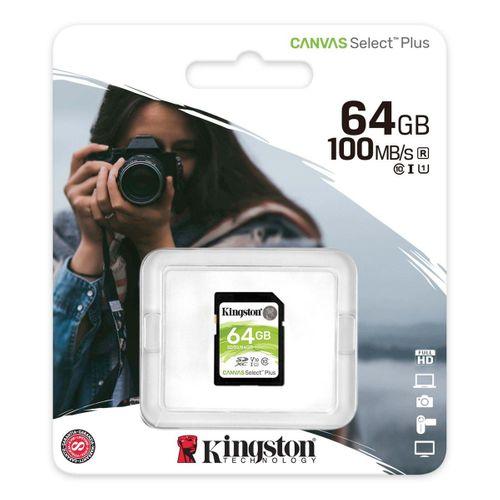 Kingston Sds3-512gb 512gb Sdxc Canvas Select Plus Gen3 150mb-s C10 Uhs-ı U3 V30 Hafıza Kartı
