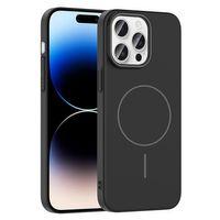 Apple iPhone 14 Pro Max Kılıf M-safe Şarj Özellikli Zore Ruby Sert Kapak