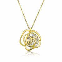 ​Lucky Life 925 Ayar Gumuss  Gold Gül Lucky Life Lucky Life Kadın Kolye