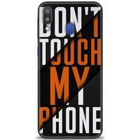 Samsung Galaxy M20 Kılıf HD Baskılı Kılıf - Dont Touch + Tam Ekran Koruyucu