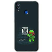 Potkal Hediye Fabrikası Honor 8x HD Baskılı Kılıf + 9D Tam Ekran Koruyucu - Kaplumbağa Avcısı