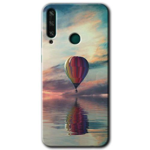 Potkal Hediye Fabrikası Huawei Y6P HD Baskılı Kılıf + 9D Tam Ekran Koruyucu - Zeplin