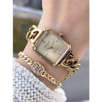 Ferrucci Zincir Tasarım 2 Yıl Garantili 3 Atm Suya Dayanıklı Kadın Kol Saati+Bileklik Z.03494.5