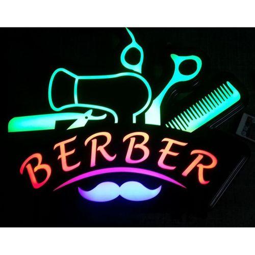 Berber Led Neon Tabela KUMANDALI 16 RENK 54x40cm