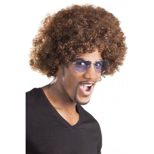 Eğitici Oyuncak Kahve Renk Kıvırcık Afro Bonus Peruk