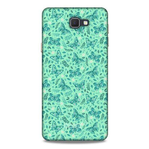 Samsung Galaxy J7 Prime Kılıf Kelebek Etkisi (7) Telefon Kılıfı Pembe Mavi
