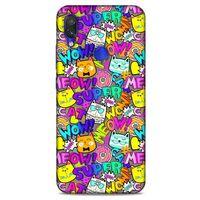 Graffitix (12) Desenli Silikon Kapak Xiaomi Redmi Note 7 Pro Kılıf