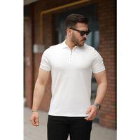 Erkek Fermuarlı Yaka Kısa Kollu Tişört